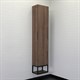 COMFORTY Шкаф-колонна "Порто-35" дуб темно-коричневый - фото 114314