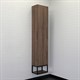 COMFORTY Шкаф-колонна "Порто-35" дуб темно-коричневый - фото 114318