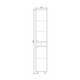 COMFORTY Шкаф-колонна "Сочи-35" белый глянец - фото 114601