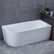 VINCEA Ванна акриловая VBT-402-1500R, 1500*750*580, цвет белый, правая, слив-перелив в комплекте, хром VBT-402-1500R