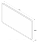 SINTESI Зеркало JANO 120 с LED-подсветкой  1200x800, с подогревом SIN-SPEC-JANO-120