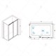 RGW CL-48B (CL-14B + Z-050-1B) 1500x800 Душевой уголок 32094885-014