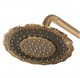Bronze de Luxe Windsor Комплект для душевой (без излива) душ "Двойной цветок" (10118/1DF) - фото 136357