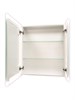 CONTINENT Зеркало-шкаф REFLEX 700х800 белый  со светодиодной подсветкой - фото 136854