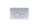 AQUATEK KDI-0000019 (005C) Панель смыва Хром матовая ободок хром (клавиши круглые) - фото 139538