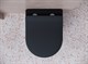 CERAMICA NOVA Подвесной унитаз Balearica Rimless (безободковый) (цвет Чёрный Матовый) с сиденьем микролифт - фото 139967