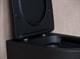 CERAMICA NOVA Подвесной унитаз Balearica Rimless (безободковый) (цвет Чёрный Матовый) с сиденьем микролифт - фото 139969