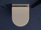 CERAMICA NOVA Подвесной унитаз Balearica Rimless (безободковый) (цвет Капучино Матовый) с сиденьем микролифт - фото 139976