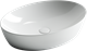 CERAMICA NOVA Умывальник чаша накладная овальная Element 610*410*150мм - фото 140224