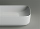 CERAMICA NOVA Умывальник чаша накладная прямоугольная с керамической накладкой на сливное отверстие Element 600*375*145мм - фото 140253