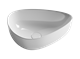 CERAMICA NOVA Умывальник чаша накладная ассиметричной формы Element 455*320*155мм - фото 140295