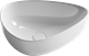 CERAMICA NOVA Умывальник чаша накладная ассиметричной формы Element 455*320*155мм - фото 140296