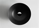 CERAMICA NOVA Умывальник чаша накладная круглая (цвет Чёрный Матовый) Element 358*358*155мм - фото 140333