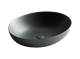 CERAMICA NOVA Умывальник чаша накладная овальная (цвет Темный Антрацит Матовый) Element 520*395*130мм - фото 140444