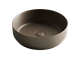 CERAMICA NOVA Умывальник чаша накладная круглая (цвет Темно-Коричневый Матовый) Element 390*390*120мм - фото 140537