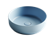 CERAMICA NOVA Умывальник чаша накладная круглая (цвет Голубой Матовый) Element 390*390*120мм - фото 140567