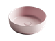 CERAMICA NOVA Умывальник чаша накладная круглая (цвет Розовый Матовый) Element 390*390*120мм - фото 140590
