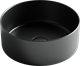 CERAMICA NOVA Умывальник чаша накладная круглая (цвет Чёрный Матовый) Element 358*358*137мм - фото 140622
