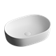 CERAMICA NOVA Умывальник чаша накладная овальная (цвет Белый Матовый) Element 600*415*135мм - фото 140831