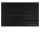 CERAMICA NOVA Система инсталляции для унитазов CERAMICANOVA Envision с кнопкой смыва Flat цвет черный матовый, креплениями, арт. CN1002B - фото 140901