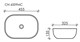 CERAMICA NOVA Умывальник чаша накладная прямоугольная (цвет Капучино Матовый) Element 455*325*135мм - фото 140928