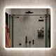 SANCOS Зеркало для ванной комнаты Arcadia 800х700 с подсветкой, арт. AR800 - фото 141101