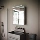 SANCOS Зеркальный шкаф для ванной комнаты  Hilton 600x148х740 мм, с LED подсветкой, арт.Z600 - фото 141227