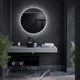 SANCOS Зеркало для ванной комнаты  Sfera D800  c  подсветкой , арт. SF800 - фото 141568