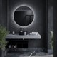 SANCOS Зеркало для ванной комнаты  Sfera D900  c  подсветкой , арт. SF900 - фото 141572