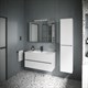 SANCOS Шкаф-пенал Urban подвесной белый глянец, 350х300х1600 мм, арт. PUR35W - фото 141593