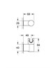 GROHE 27055000 Rainshower Настен.держатель, регулируемый, хром GROHE-27055000 - фото 143064
