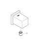 GROHE 27704000 Euphoria Cube Подключение для душевого шланга, хром - фото 143665