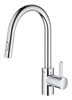 GROHE 31481001 Eurosmart Cosmopolitan Смеситель для кухни, высокий излив, хром - фото 144105