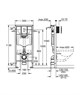 GROHE Инсталляция для унитаза Rapid SL 38929000 в комплекте с клавишей GROHE-38929000