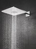 GROHE Верхний душ Rainshower SmartActive Cube 26479LS0 с душевым кронштейном 430 мм, 2 режима струи, белая луна - фото 144671