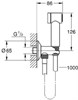 GROHE Гигиенический душ Sena Trigger Spray 26332000 с держателем и шлангом - фото 144969