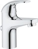 GROHE Смеситель для раковины с донным клапаном BauCurve 32805000 хром - фото 145049