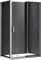 GEMY Victoria 110x100 Душевой уголок, стекло  прозрачное 6 мм, профиль хром - фото 14601