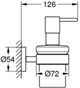 GROHE Дозатор жидкого мыла с держателем Essentials 40448001 - фото 146597