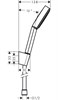 HANSGROHE Pulsify Душевой набор с держателем 105 1jet, шланг 125 см 24301700, матовый белый - фото 147536