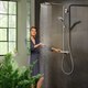 HANSGROHE Душевая система Hansgrohe Raindance Select S Showerpipe 240 1jet PowderRain с термостатом 27633000, хром - фото 148185