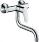 HANSGROHE Смеситель Hansgrohe Focus для кухонной мойки настенный с поворотным изливом 31825000, хром - фото 149305