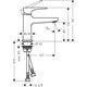 HANSGROHE Смеситель Hansgrohe Metropol для раковины 32500990, полированное золото - фото 149352