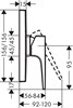 HANSGROHE Смеситель для душа Hansgrohe Metropol (внешняя часть) 32565000 - фото 149643