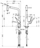 HANSGROHE Смеситель для кухни Hansgrohe Metris сталь 14820800 - фото 149844