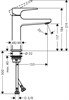 HANSGROHE Смеситель для раковины Hansgrohe Metropol 110 со сливным клапаном Push-Open 32507140 бронза - фото 150157