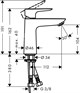 HANSGROHE Смеситель для раковины Hansgrohe Talis E 110 71712000 - фото 150263