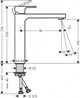 HANSGROHE Смеситель для раковины Hansgrohe Vernis Shape 71591000, хром - фото 150412