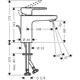 HANSGROHE Смеситель для раковины со сливным гарнитуром Hansgrohe Vernis Blend 100 71551000 хром - фото 150461