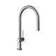 HANSGROHE Кухонный смеситель однорычажный, 210, с вытяжным изливом, 1jet Hansgrohe 72802800, под сталь - фото 151078